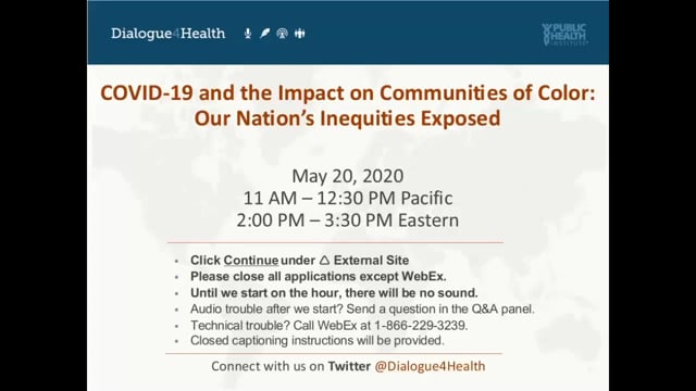 COVID-19 and the Impact on Communities of Color: Our Nation’s Inequities Exposed