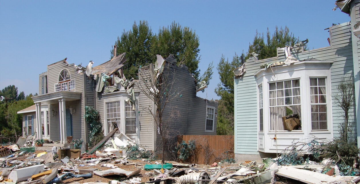 House After Hurricane
